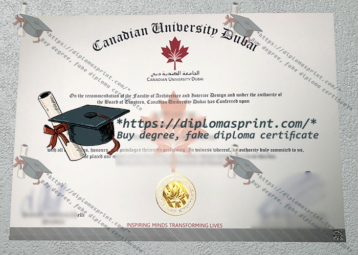 Canadian University Dubai Diploma, CUD Diploma Canadian University Dubai Diploma, CUD Diploma