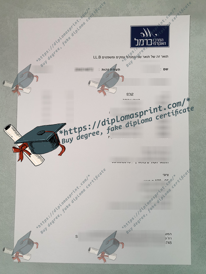 Carmel Academic Center Transcript