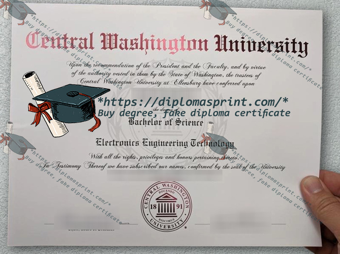 Central Washington University Diploma, CWU Diploma