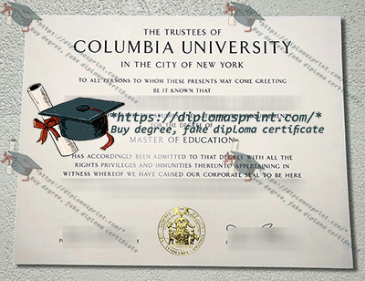 Columbia University Credentials