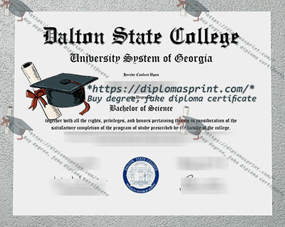 Dalton State College Credentials
