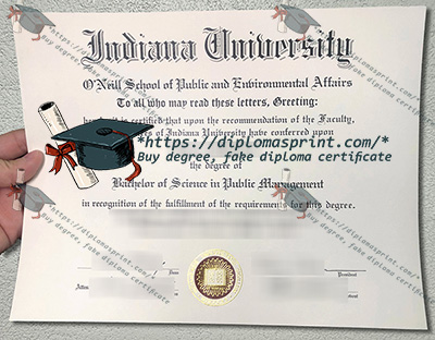 IU Bloomington Diploma