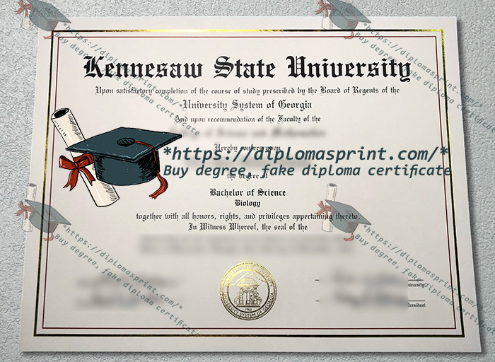 Kennesaw State University Diploma, KSU Diploma Kennesaw State University Diploma, KSU Diploma