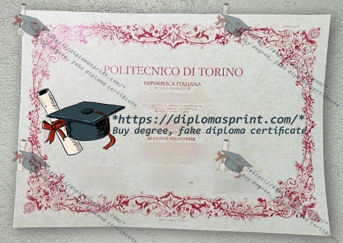 Politecnico di Torino Credentials, Polytechnic University of Turin Credentials