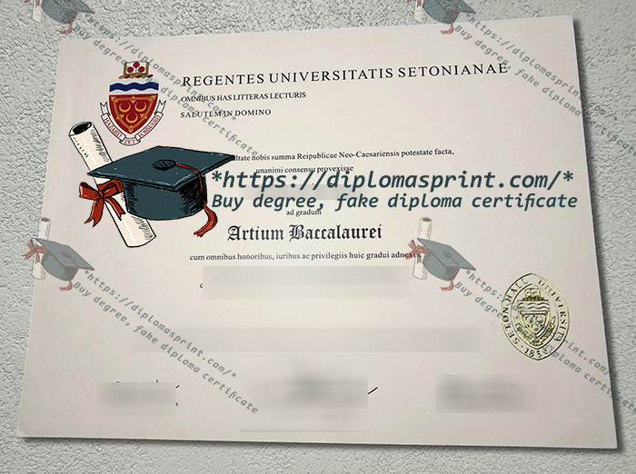 Seton Hall University Diploma, SHU Diploma