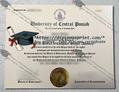 University of Central Punjab Credentials