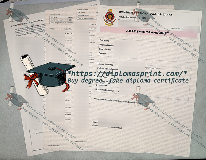 University of Moratuwa Transcript