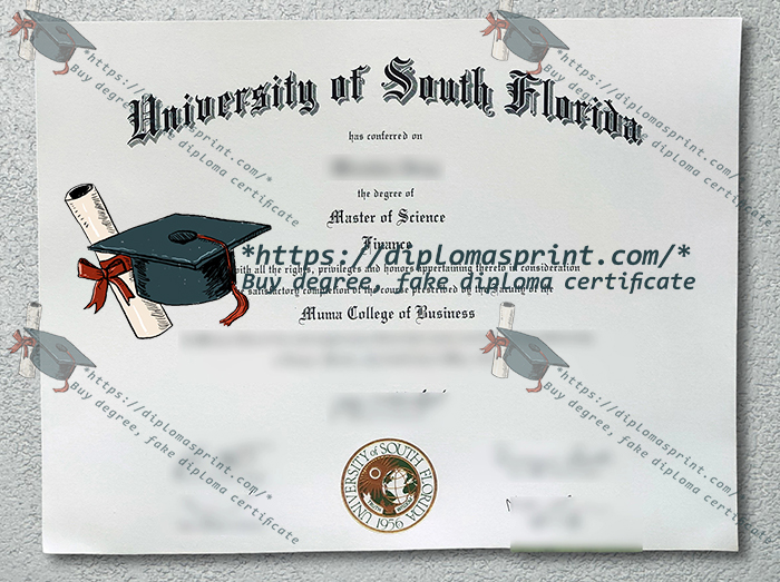 University of South Florida Diploma, USF Diploma University of South Florida Diploma, USF Diploma