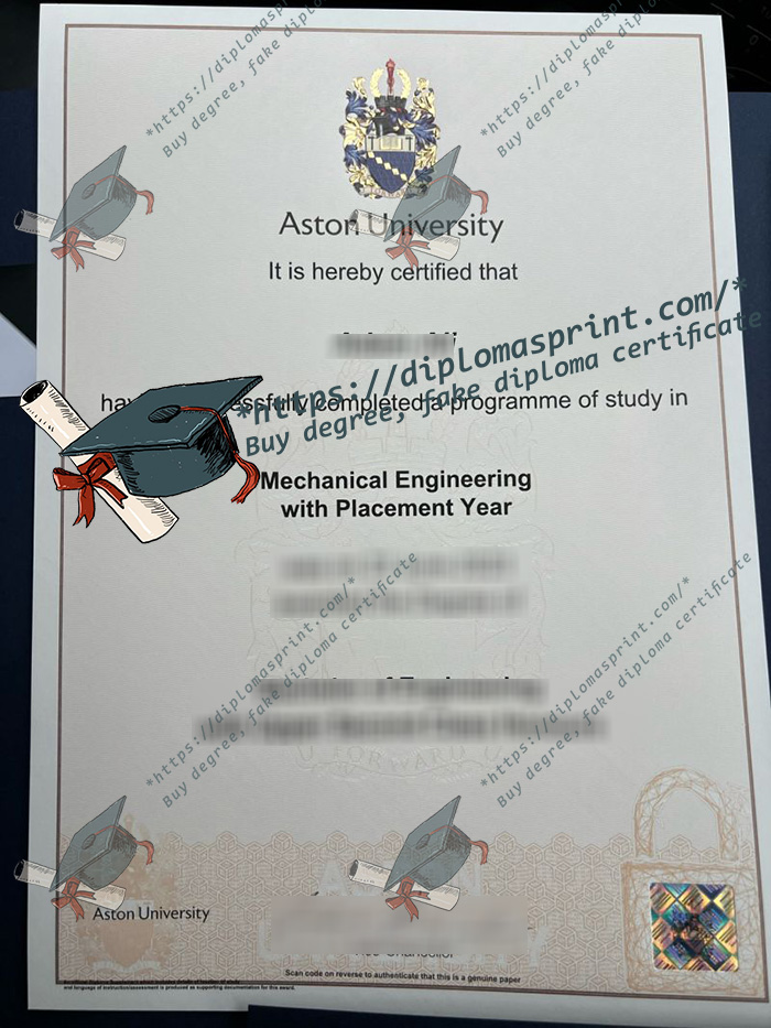 Aston University Qualification, Aston University Degree