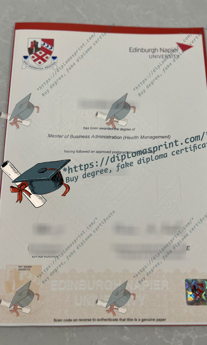 Edinburgh Napier University Qualification