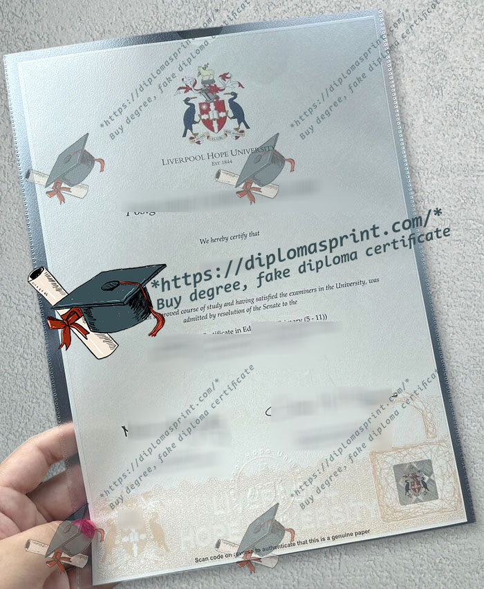 Liverpool Hope University Degree, LHU Degree