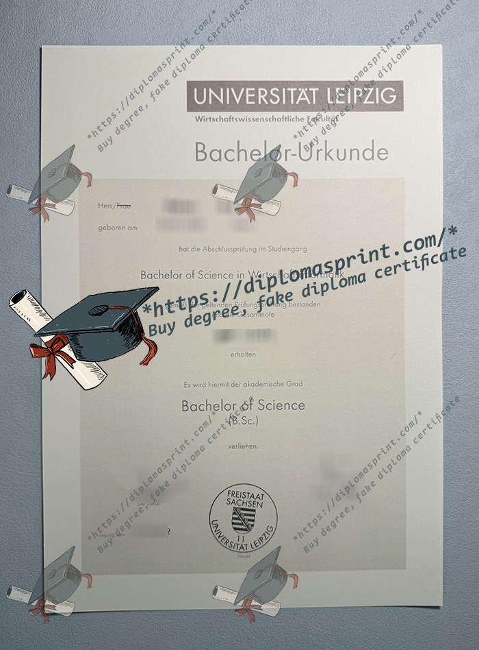 Universität Leipzig Urkunde