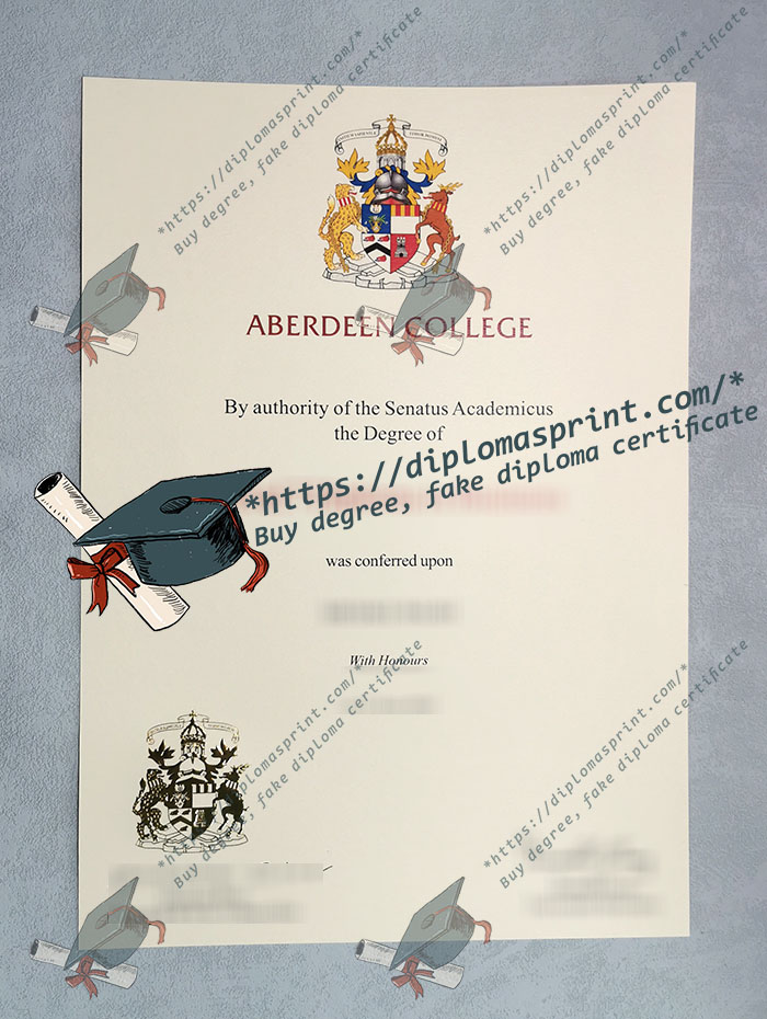 University of Aberdeen Qualification, University of Aberdeen Degree