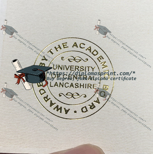 University of Lancashire Qualification Seal