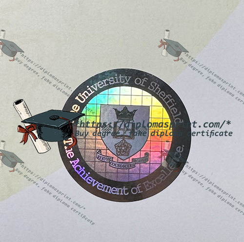 University of Sheffield Qualification seal