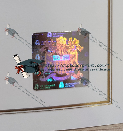 University of Winchester Qualification Hologram Security