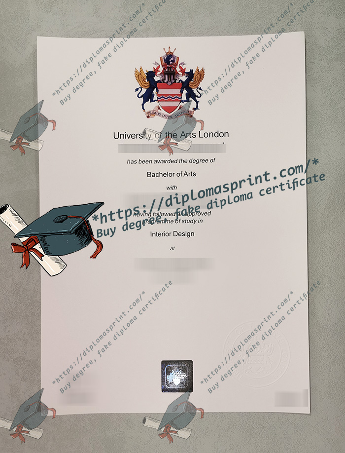 University of the Arts London Degree, UAL Credentials