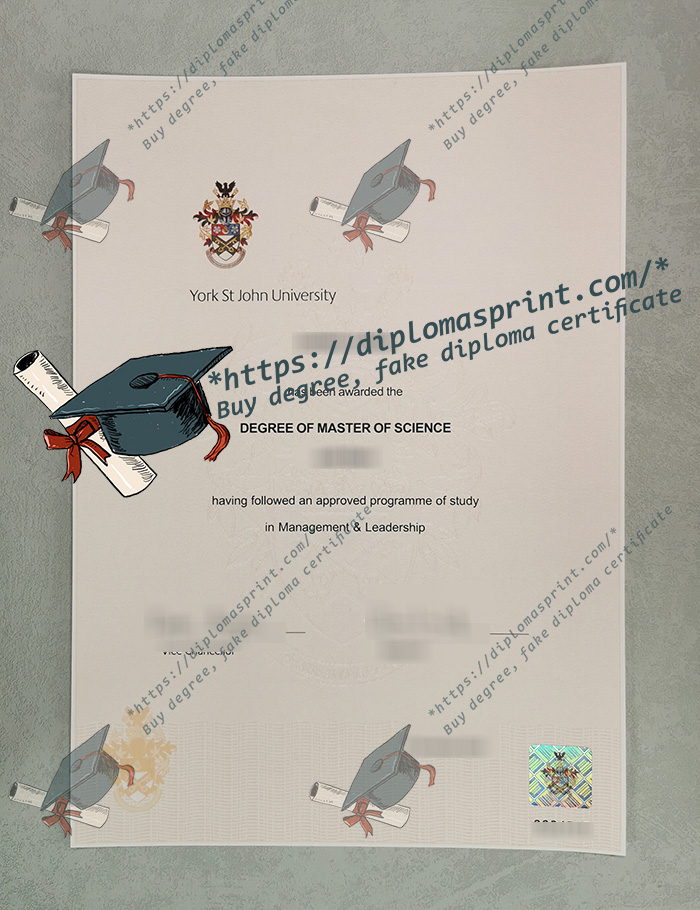 York St John University Credentials, York St John University Diploma