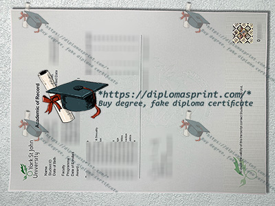 York St John University Academic record, York St John University Transcript