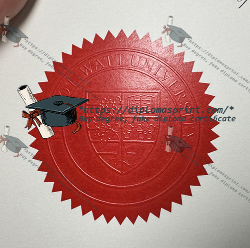 Heriot-Watt University Credentials seal