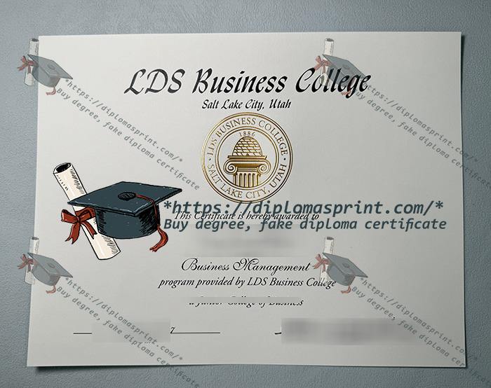 LDS Business College Credentials