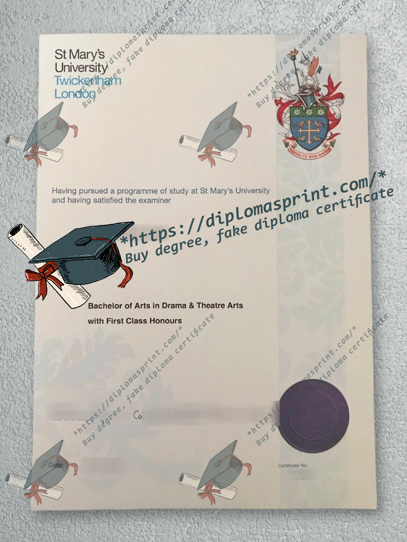 St Mary's University, Twickenham Credentials, St Mary's University Twickenham Diploma