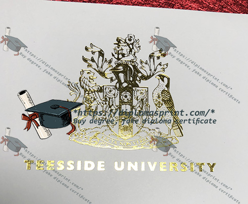 Teesside University Qualification seal