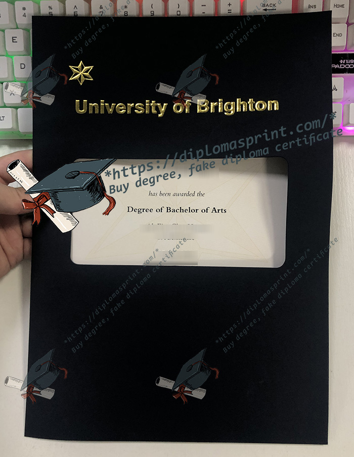 University of Brighton Qualification Cover