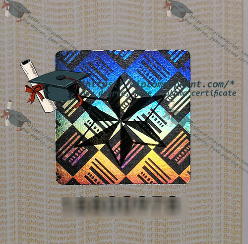 University of Brighton Credentials Hologram Security