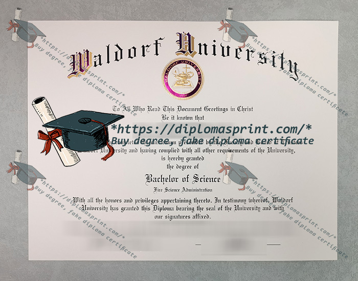 Waldorf University Credentials, Waldorf University Diploma