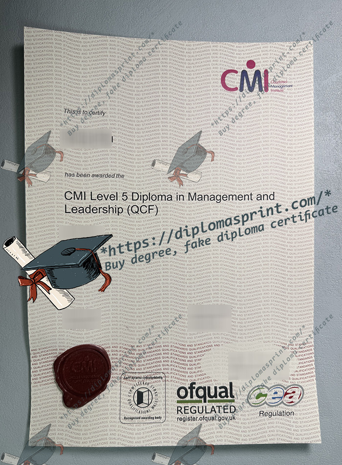 Chartered Management Institute Credentials, CMI Certificate