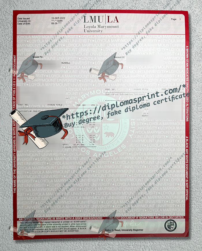 Loyola Marymount University Academic record, LMU Academic record