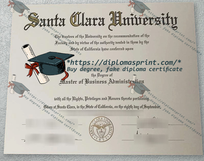 Santa Clara University Diploma