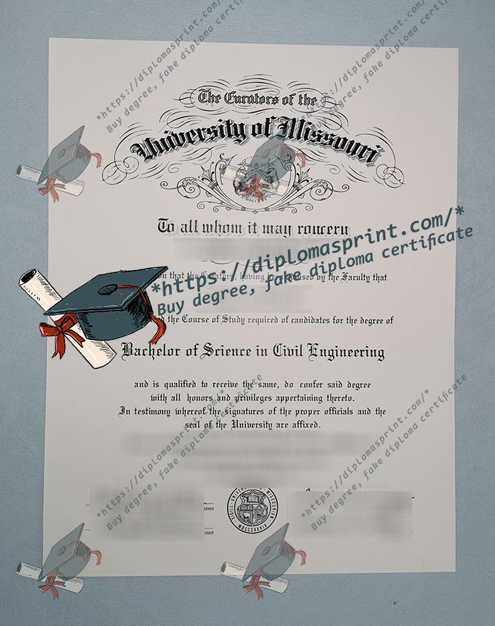 University of Missouri Diploma