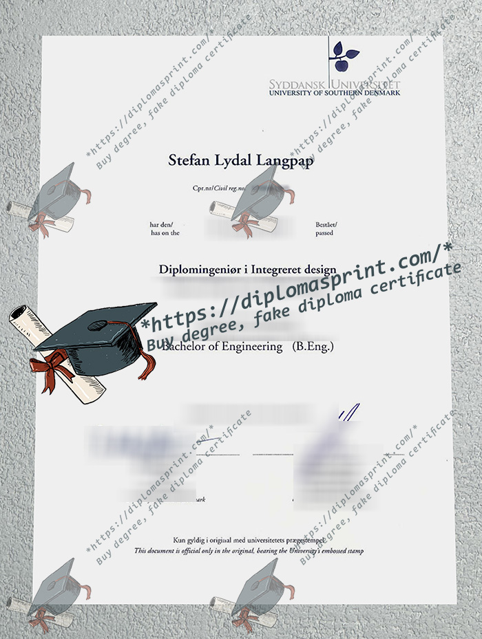 Syddansk Universitet Diploma, SDU Diploma