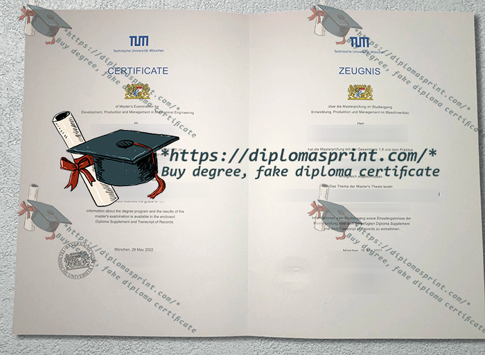 Technische Universität München Zeugnis, TUM Zeugnis