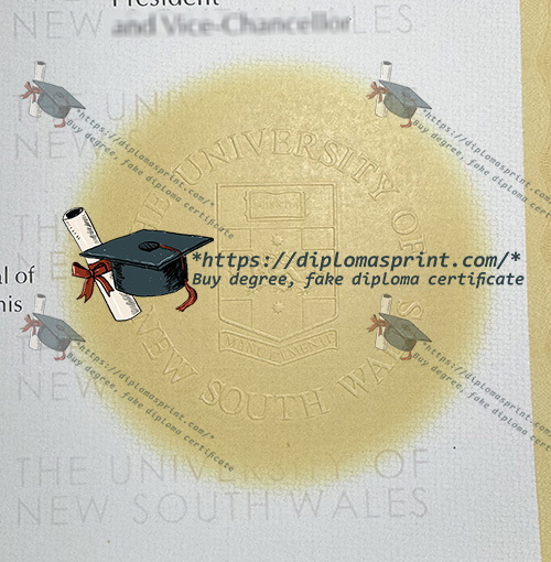 University of New South Wales Qualification seal