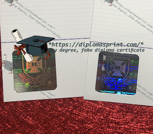 University of Queensland Academic record Hologram Security