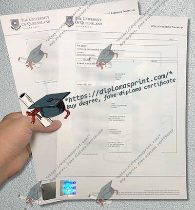 University of Queensland Academic record