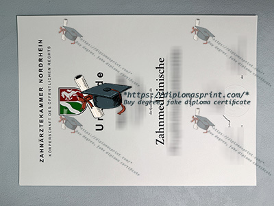 Zahnärztekammer Nordrhein Urkunde