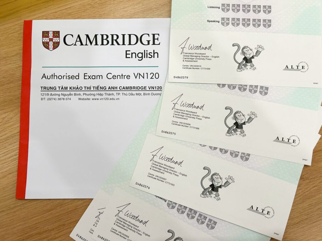 First Cambridge English Certificate
