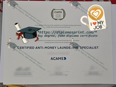 ACAMS Certificate