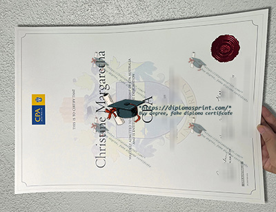 CPA Australia member certificate replacement