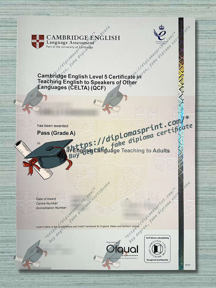 CELTA Certificate
