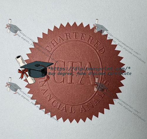 CFA Institute Certificate seal