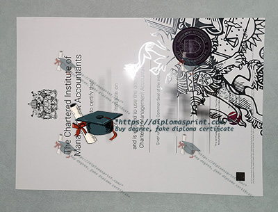 CIMA Advanced Diploma facsimile