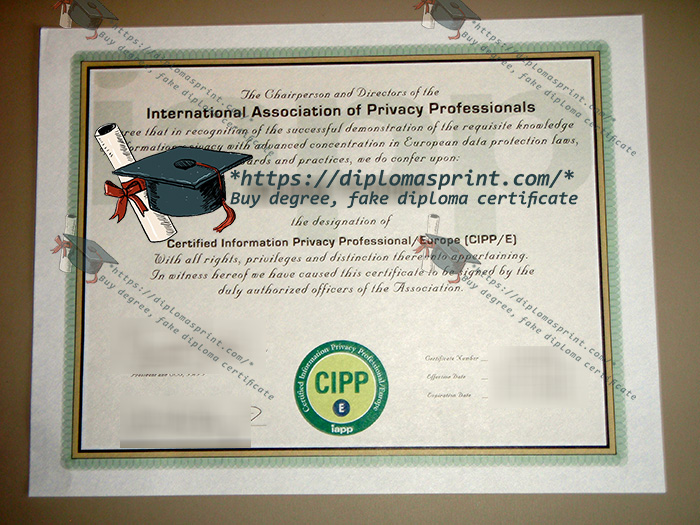CIPP/E Certificate CIPP/E Certificate