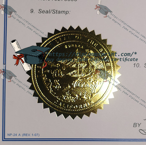 Apostille Certificate seal