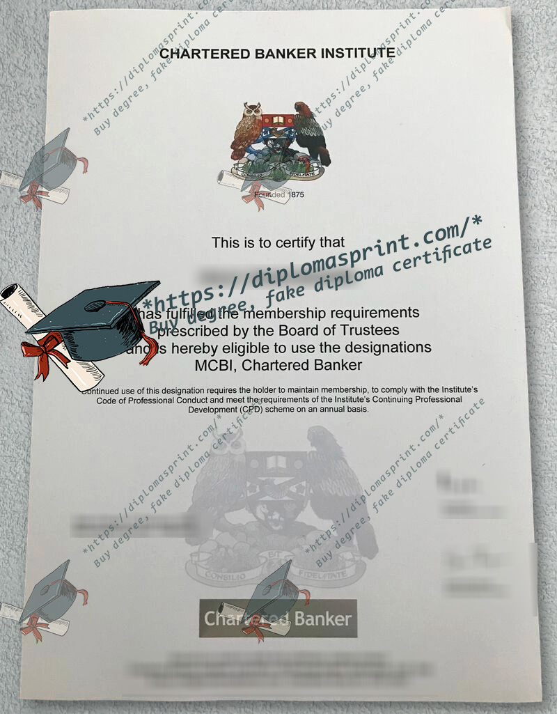 Chartered Banker Institute Professional Diploma
