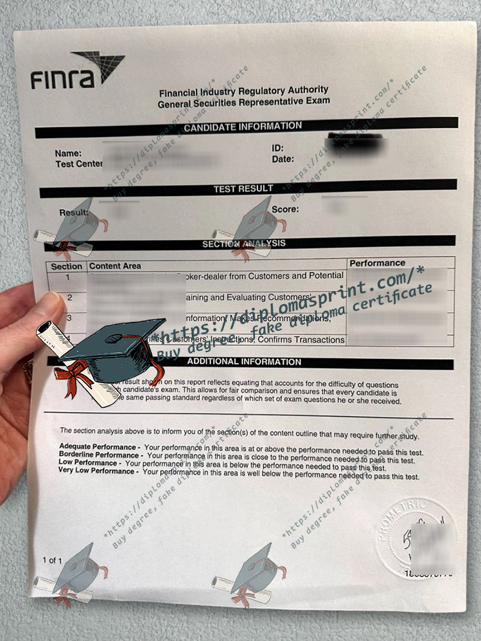 FINRA Series 7 replica